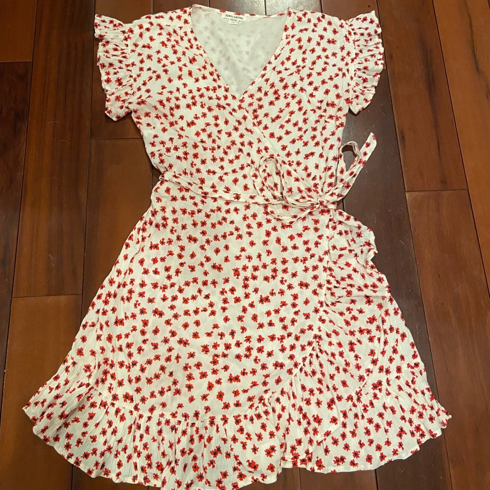 Billabong Floral Wrap Dress